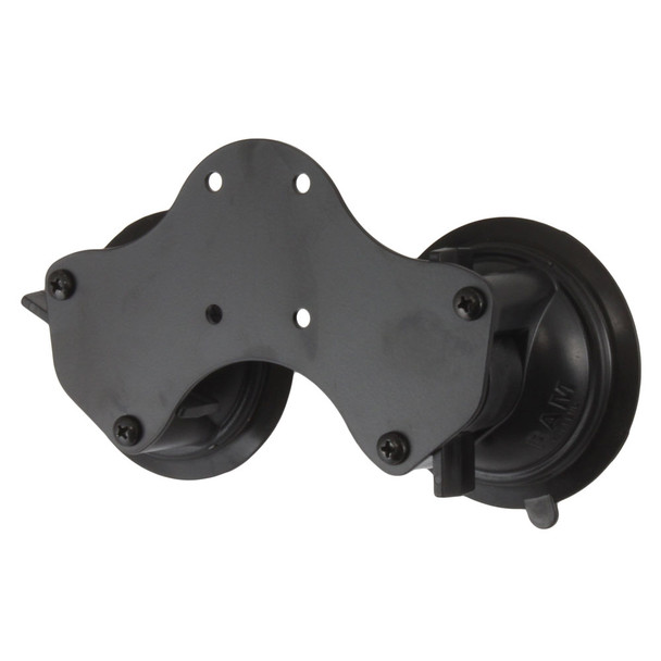 RAM Mounting Systems RAM-B-189BU Double Suction Cup Base for Secure Mounting