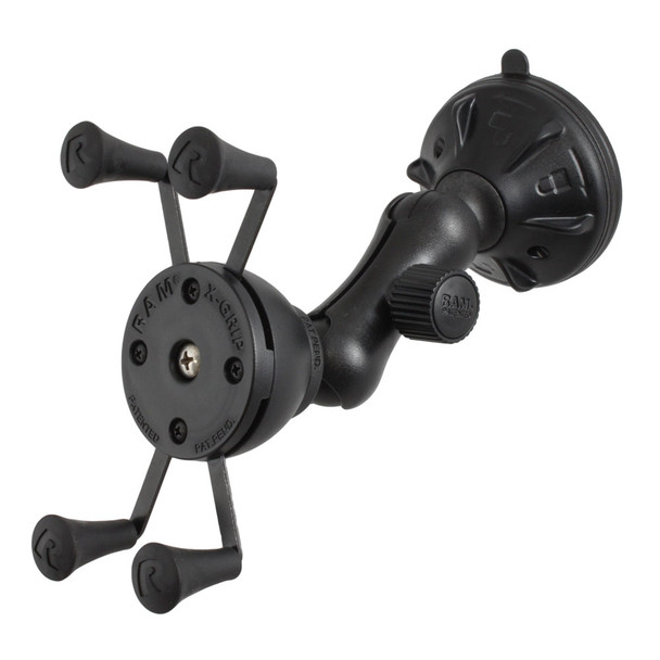 RAM Mounting Systems X-Grip Composite Twist Lock Suction Cup Mount with Universal Cell Phone Holder