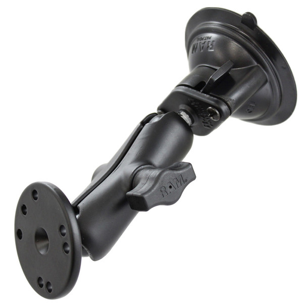 RAM Mounting Systems RAM-B-166-202U Twist Lock Suction Cup with Round Base Adapter