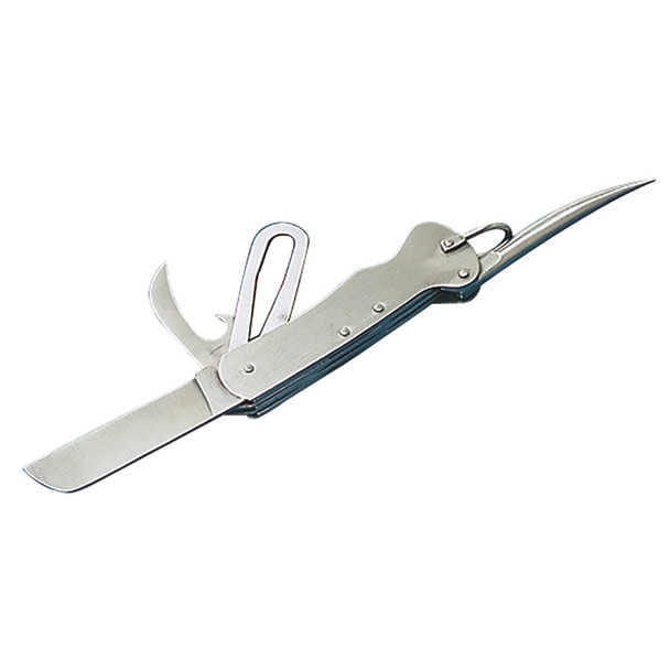 Sea-Dog Rigging Knife with 304 Stainless Steel Blade and Multi-Tool Features