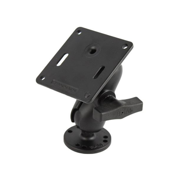 RAM Mounting Systems RAM-101U-B-2461 1.5-inch Ball Mount with Short Double Socket Arm and VESA 75x75mm Plate