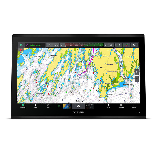 Garmin GPSMAP 9024 24-Inch Premium Chartplotter with 4K IPS Touchscreen and Worldwide Basemap