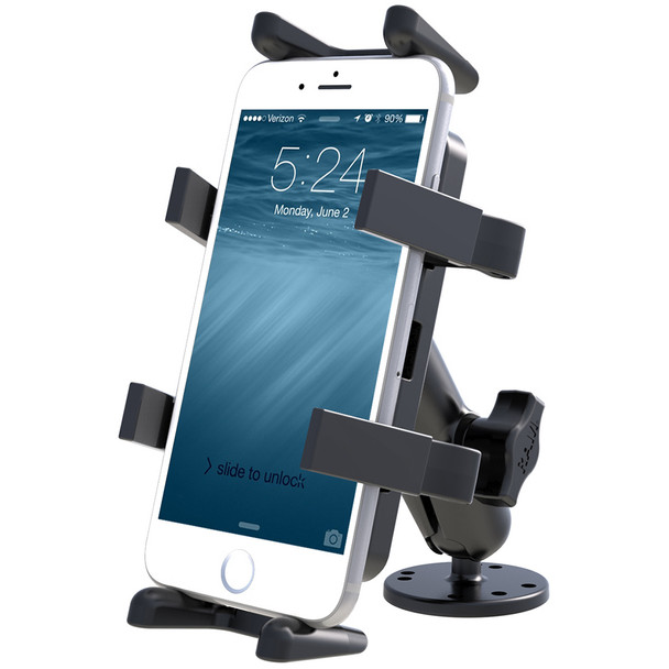 RAM Mounting Systems Universal Finger Grip Holder Surface Mount (Part # RAM-B-138-UN4)