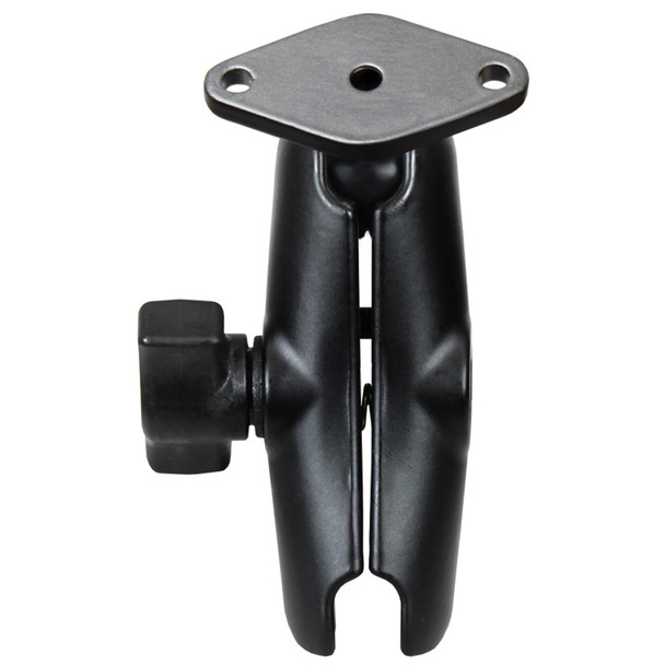 RAM Mounting Systems RAM-B-103-238U Double Socket Arm with Diamond Base - 1 Inch Ball