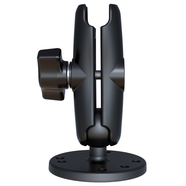 RAM Mounting Systems RAM-B-103U Double Socket Arm with 2.5-Inch Round Base