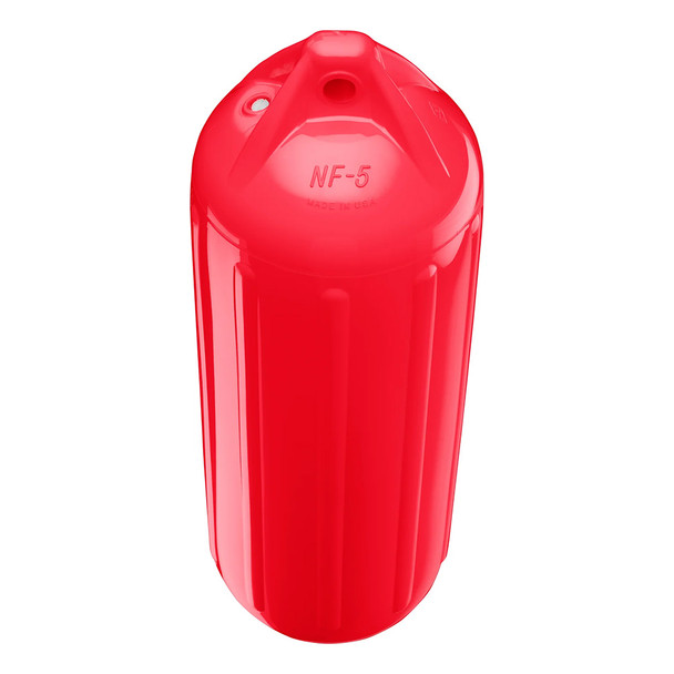 Polyform U.S. NF-5 Heavy-Duty Twin Eye Boat Fender - 8.9" x 26.8" Red