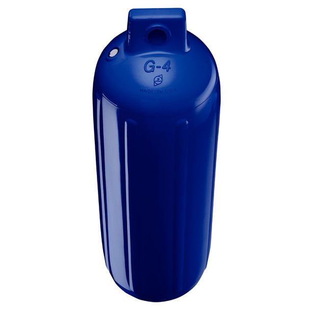 Polyform U.S. G-4 Twin Eye Fender 6.5" x 22" in Cobalt Blue with Inflation Adapter