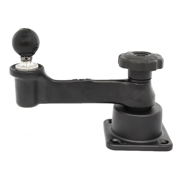 RAM Mounting Systems Horizontal 6-inch Swing Arm Mount with Ball for Marine and Vehicle Applications