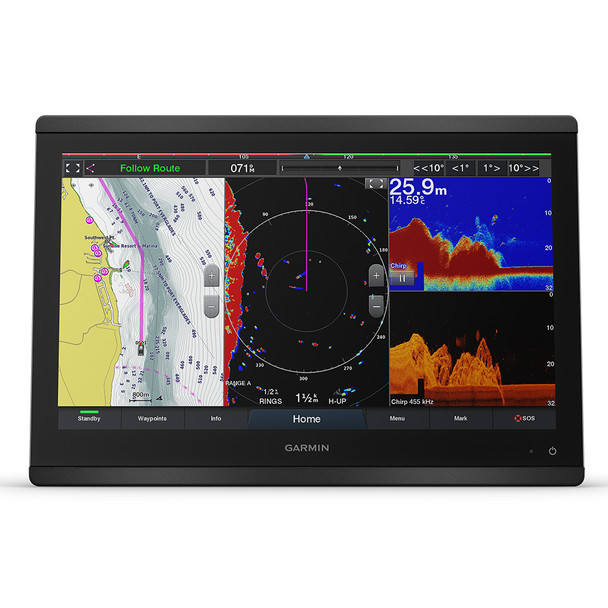 Garmin GPSMAP 8416xsv 16-Inch Chartplotter and Sonar Combo with Worldwide Basemap and Full HD IPS Touchscreen