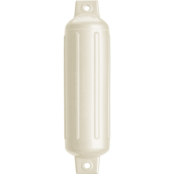 Polyform U.S. G-2 Twin Eye Fender 4.5 x 15.5 inches in Metallic White