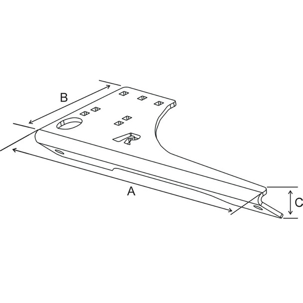 RAM Mount No-Drill Laptop Base for Dodge Durango and Jeep Grand Cherokee 2011-2017 – Model RAM-VB-186