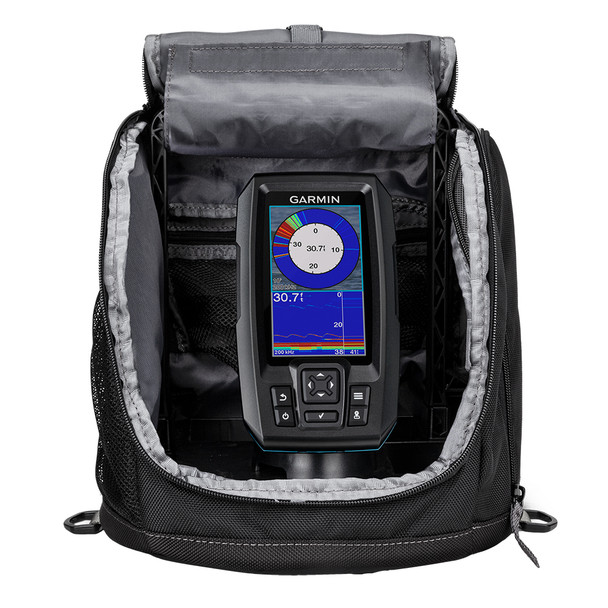 Garmin STRIKER Plus 4 Ice Fishing Bundle with GPS and Dual-Beam Transducer
