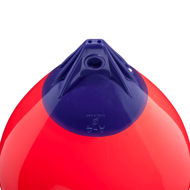 Polyform U.S. A-4 Buoy 20.5-Inch Diameter in Red for Heavy Seas and Marine Marking