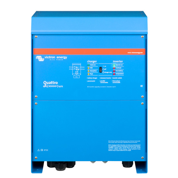 Victron Energy Quattro 48/10000 140-100/100 120V VE.Bus Inverter and Charger
