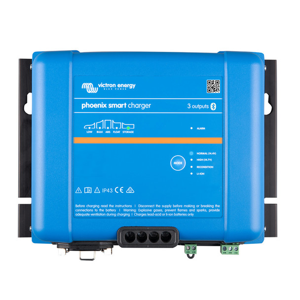 Victron Energy Phoenix Smart IP43 Charger 24/25 (3) 120-240VAC with Bluetooth Monitoring