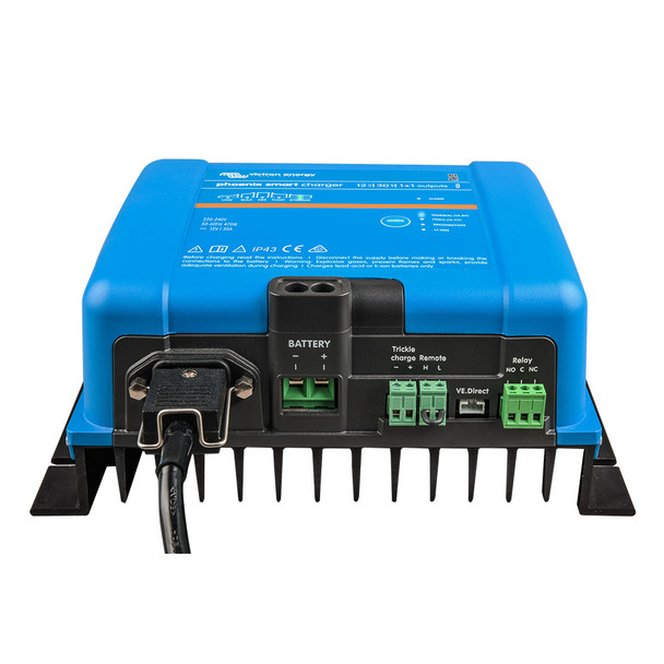 Victron Energy Phoenix Smart IP43 Charger 12/30 (1+1) 120-240VAC with Bluetooth Connectivity