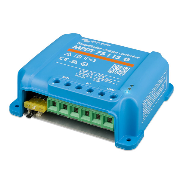 Victron Energy SmartSolar MPPT Solar Charge Controller 75V 15Amp with Bluetooth and Battery Management