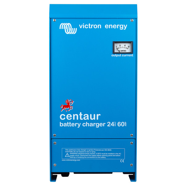 Victron Energy Centaur Charger 24 VDC 60AMP 3-Bank with Universal AC/DC Input