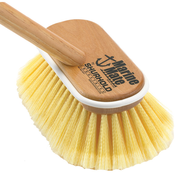 Shurhold Marine Mate Soft Deck Brush with 48-Inch Wooden Handle - Model 1960