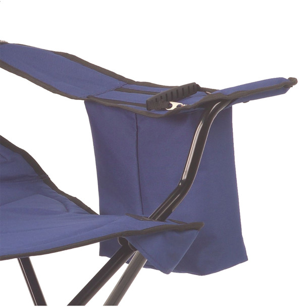 Coleman Cooler Quad Chair with Built-In 4-Can Cooler - Blue
