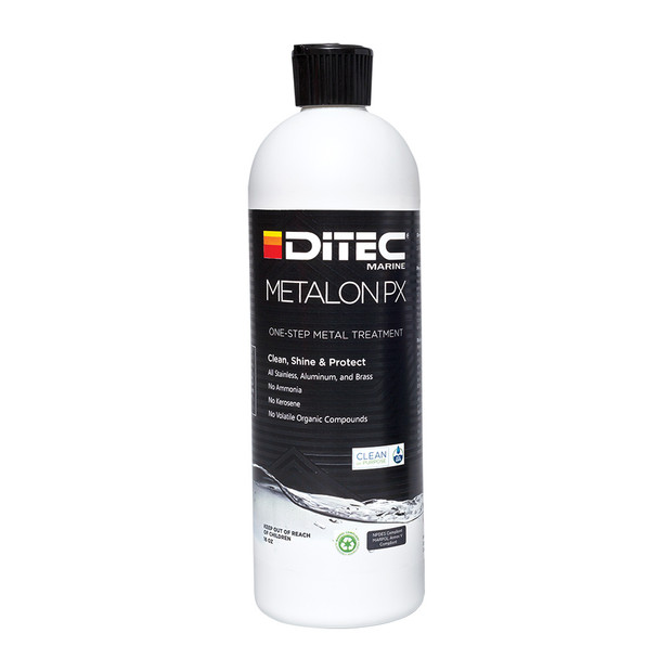 DiTEC Marine Products METALON PX Multi Surface Metal Cleaner & Polish - 8oz