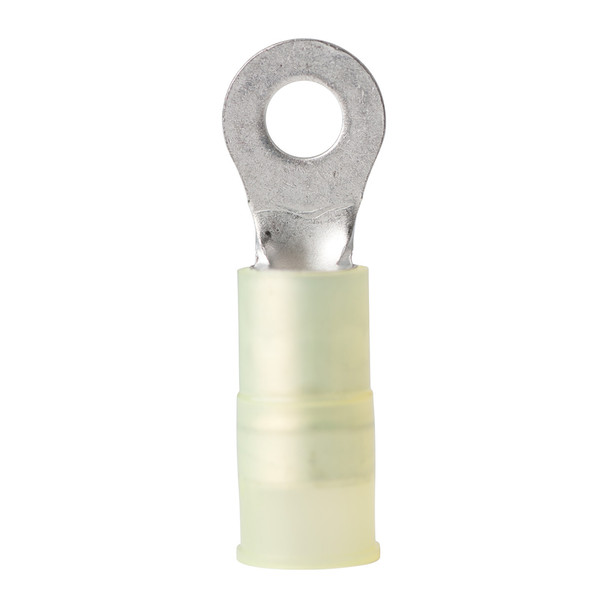 Ancor 12-10 AWG #8 Nylon Ring Terminal - 25-Pack for Marine and Automotive Applications