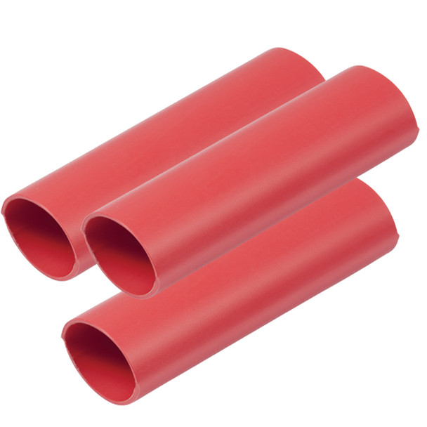 Ancor Heavy Wall Red Heat Shrink Tubing 3/4" x 3" - 3 Pack