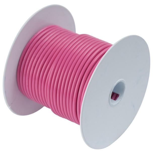 Ancor Pink 18 AWG Tinned Copper Wire – 100 Feet for Marine and Automotive Applications
