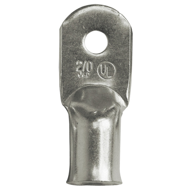 Ancor Heavy Duty 2/0 AWG 1/4 inch Tinned Copper Lug - 25 Pack