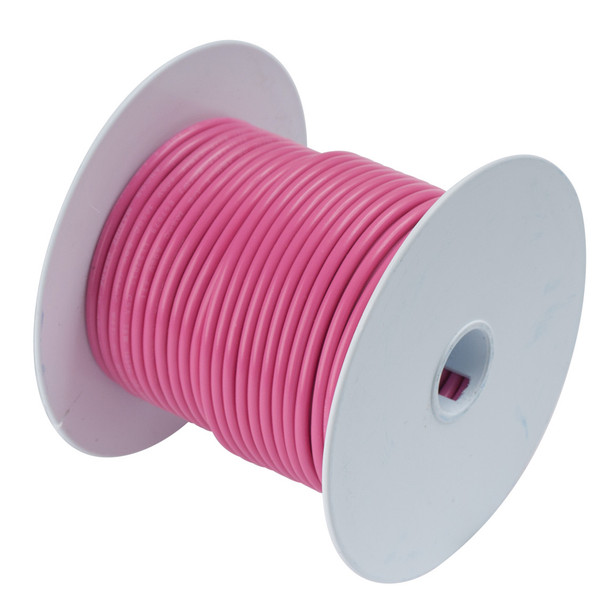 Ancor Pink 14AWG Tinned Copper Wire - 100 Feet, Marine Grade Power Cable
