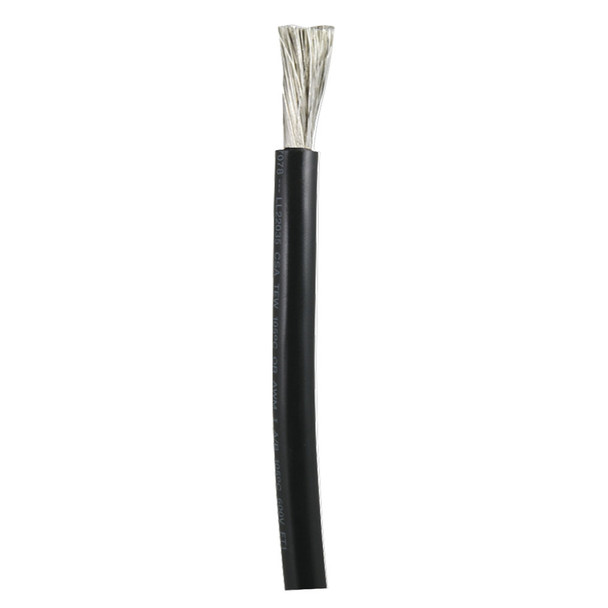 Ancor Black 4/0 AWG Marine Grade Battery Cable - Sold by the Foot