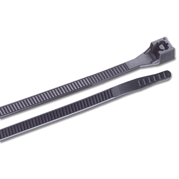 Ancor 14-Inch UV Black Standard Cable Zip Ties - 25 Pack