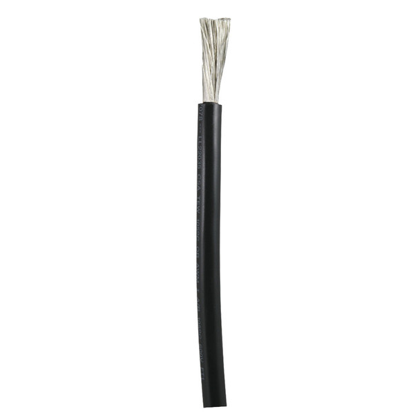 Ancor Black 1 AWG Battery Cable - Sold by the Foot for Marine and Automotive Use