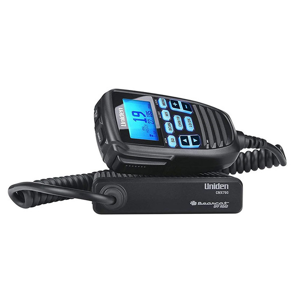 Uniden CMX760 Off-Road CB Radio - Compact 40-Channel Communication with NOAA Weather Alerts