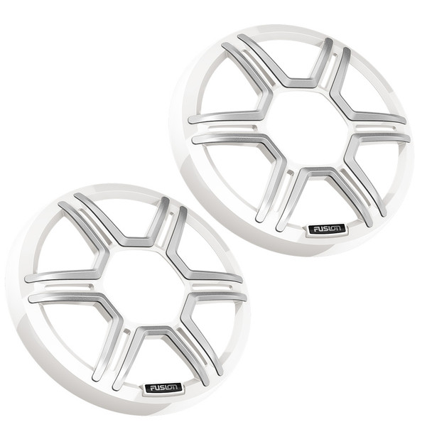 Fusion Apollo 6.5-Inch Sports White Speaker Grilles (Pair) - Part #010-13290-01