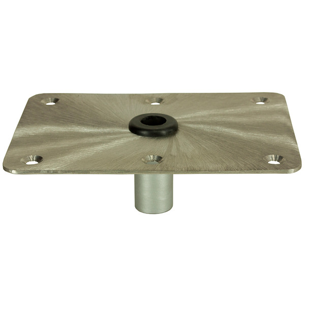 Springfield Marine KingPin 6 x 8 Stainless Steel Rectangular Base - Standard Marine Hardware