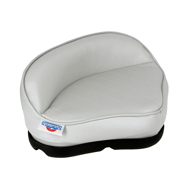 Springfield Marine Pro Stand-Up Seat - White with Foam Padding and Marine Vinyl