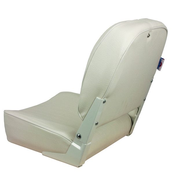 Springfield Marine Economy Folding Seat - White, Part Number 1040629