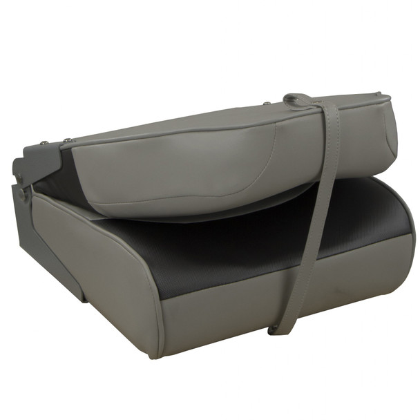 Springfield Marine Premium Wave Folding Seat - Grey with Meteor Stripe