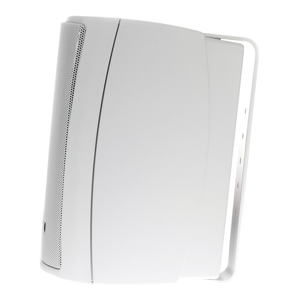 Fusion 4-Inch Compact Marine Box Speakers - White (Pair) for Outdoor and Boat Use