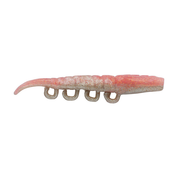 Berkley Gulp! Saltwater Turbo Shrimp - 3-Inch Flamingo Chrome