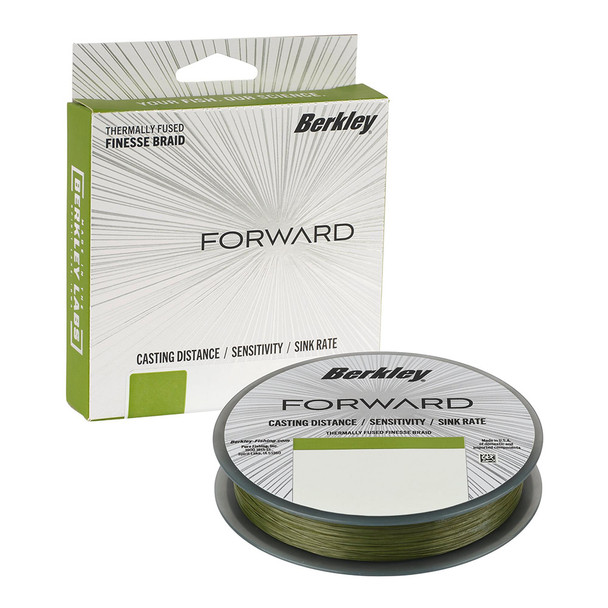 Berkley FORWARD Braid 6lb Low-Vis Green 150yd – Optimized Finesse Fishing Line
