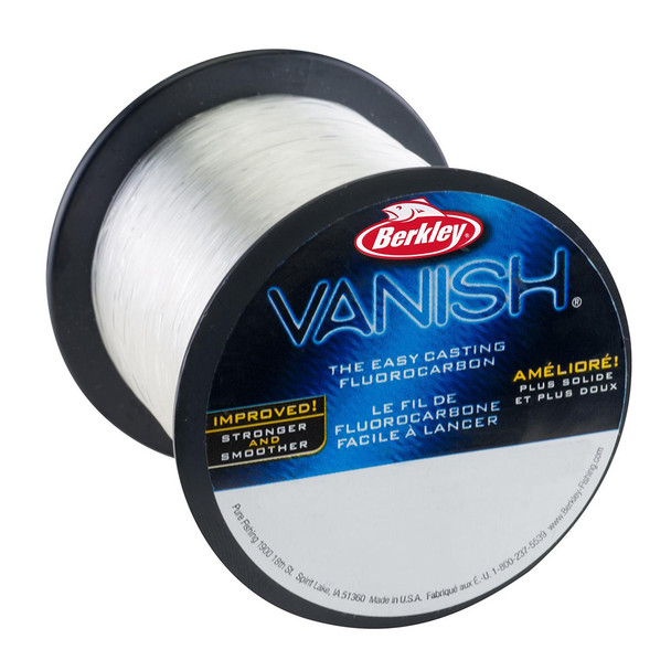 Berkley Vanish Fluorocarbon Line 20lb Test, 350 Yards, Clear