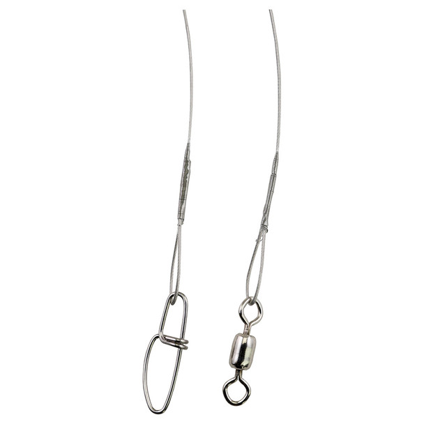 Berkley Steelon Wire-Wound Leader - 20lb Break Strength, 12 inches, Bright Finish