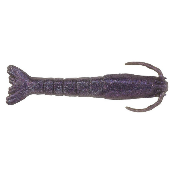 Berkley Gulp! Saltwater Shrimp 4 inch Purple Chrome Soft Bait