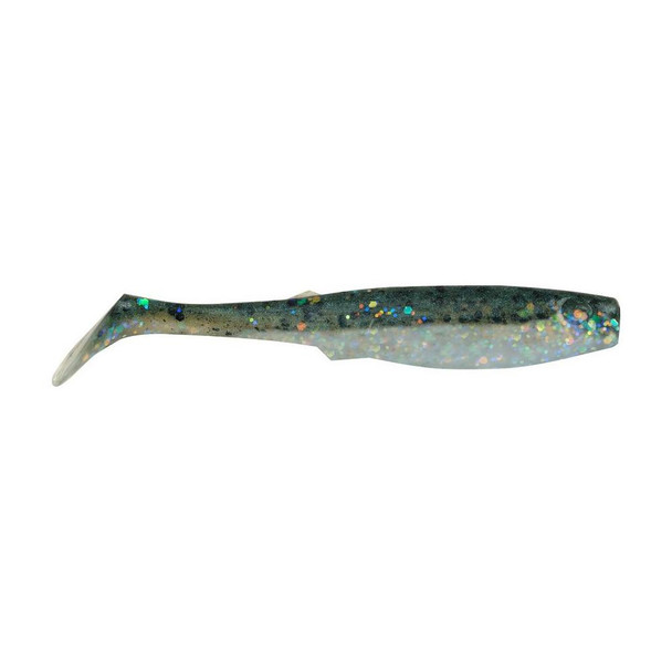 Berkley Gulp! Saltwater Paddleshad 4" Silver Mullet - Lifelike Soft Bait for Inshore Fishing