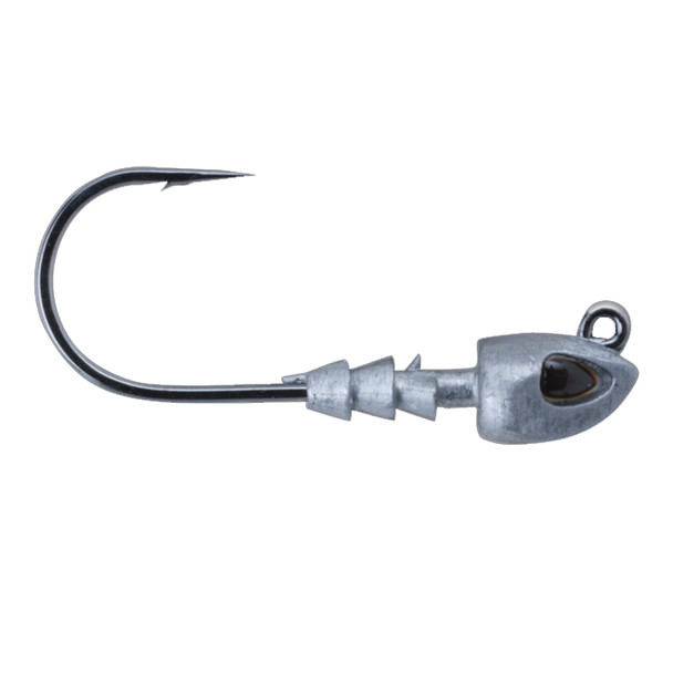 Berkley Fusion19 Swimbait Jighead 1/0 - 1/8oz Unpainted - Perfect for Soft Plastics and Swimbaits