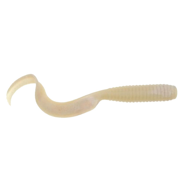 Berkley Gulp! Saltwater Grub - 5 inch White Glow for Saltwater Fishing