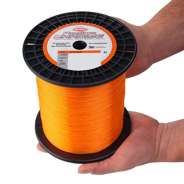 Berkley ProSpec Chrome Blaze Orange Monofilament 100 lb Test, 2850 Yards PSC5B100-80