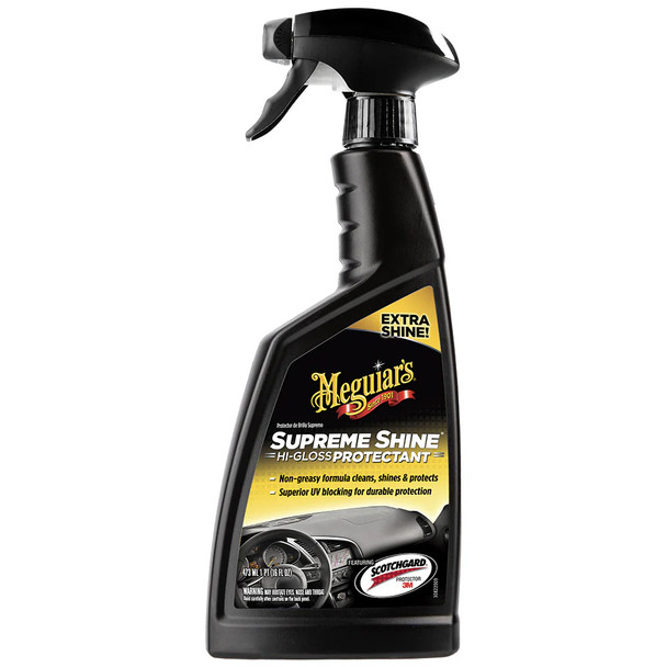 Meguiar's Supreme Shine Protectant Spray - 16oz for Vinyl, Rubber, and Plastic Surfaces